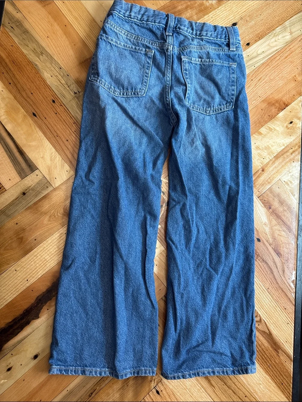 Kids Old Navy Light Blue and Dark Blue Jeans - Unbranded